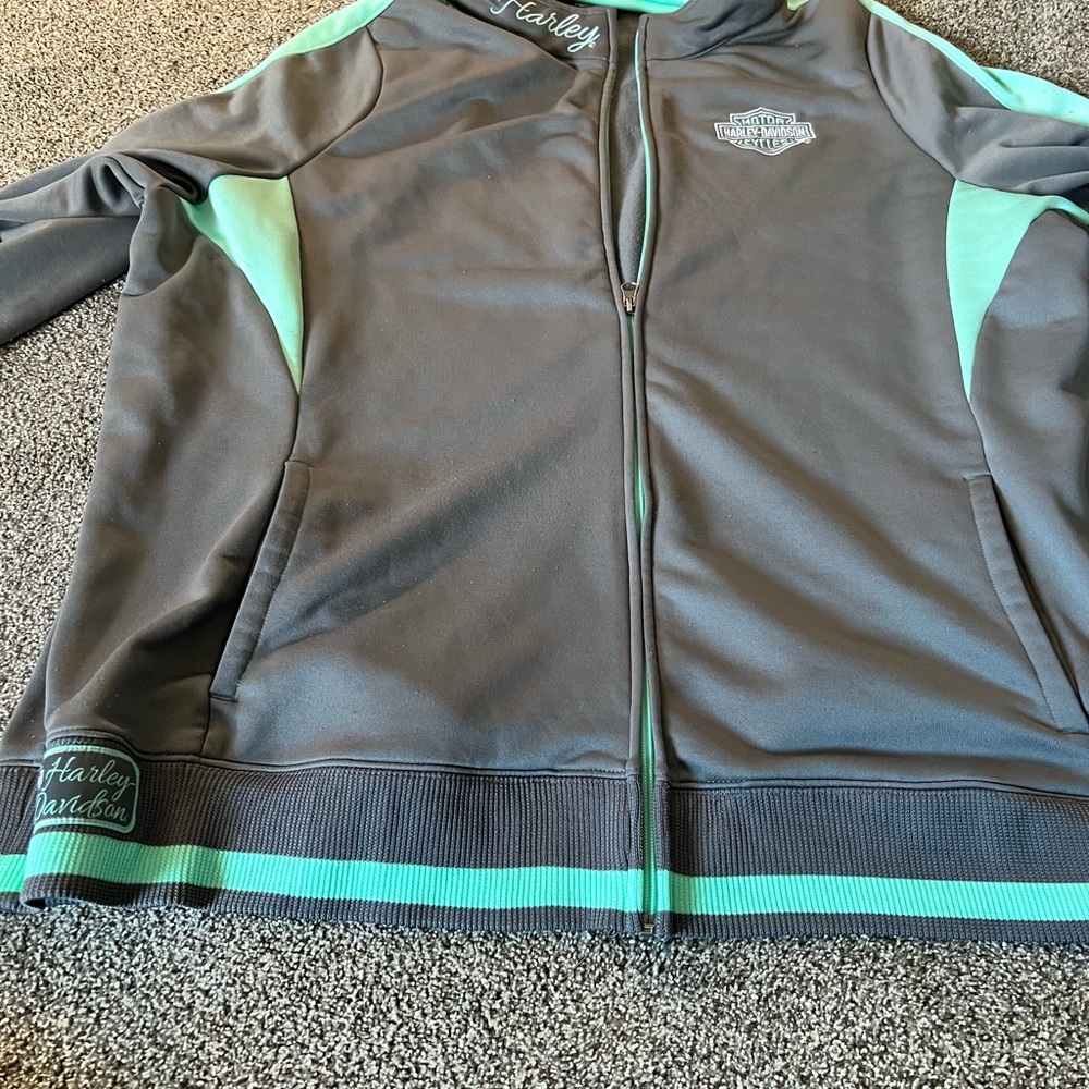 Harley Davidson zip up sweatshirt
